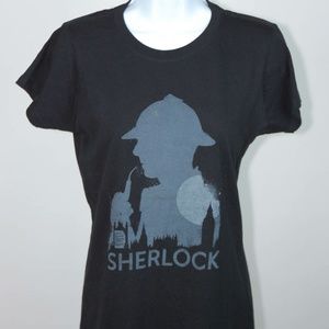 Sherlock Silhouette T-shirt NWT Small BBC